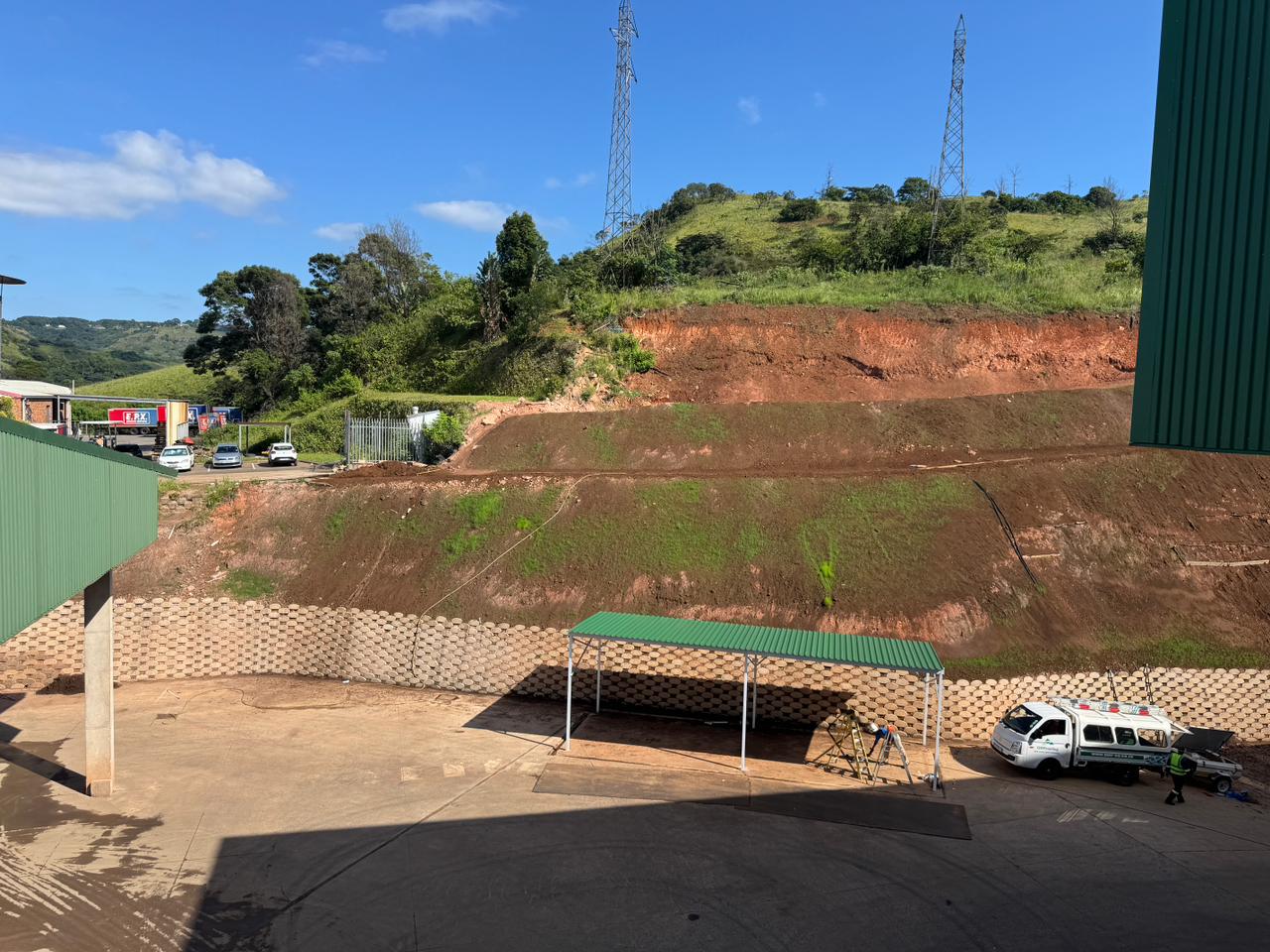 After - Stabilized Embankment